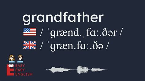 how to pronounce grandfather|GRANDFATHER prononciation en anglais par Cambridge Dictionary